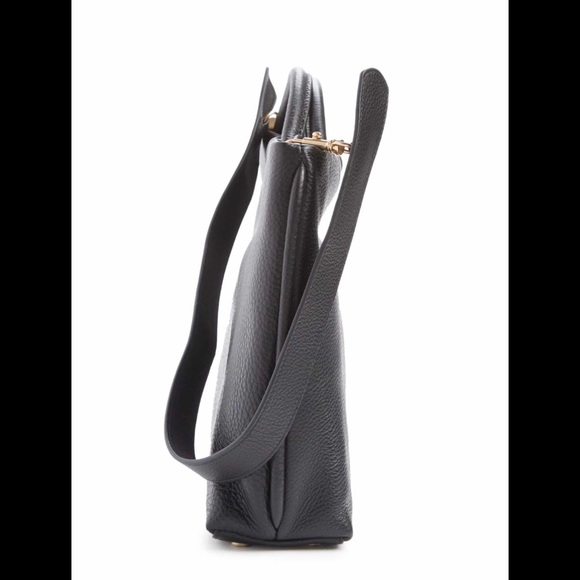 SKAGEN MIKKELINE LEATHER SATCHEL, NWT - Picture 4 of 7